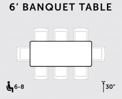 6Seating 1664232187 2 6' Banquet Table