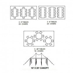 10x20 Valence Tent