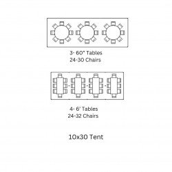 10x30 Valence Tent